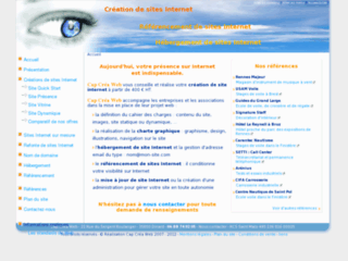 Création de site internet hébergement référencement de site à Rennes en Bretagne : Cap Créa Web