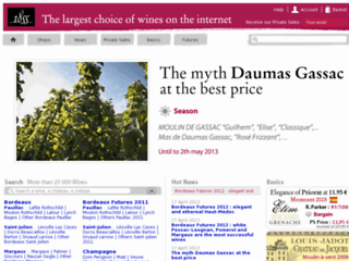 Détails : 1855 : Le plus grand choix de vins sur Internet