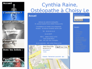 Détails : Ostéopathe 94, Cynthia Raine