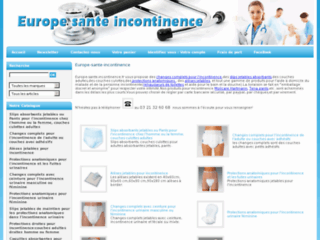 Détails : Couches pour incontinence : Europe Santé Incontinence