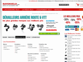 Un site web qui traite des accessoires pour vélo: tiges de selle, selle et couvre-selle 