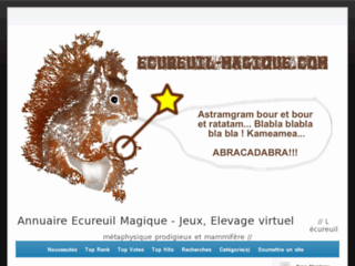 Détails : Annuaire écureuil magique - jeux, élevage virtuel.