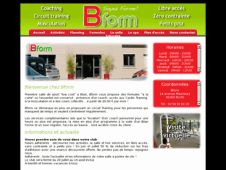 Détails : Bform : salle de sport low cost à Blois