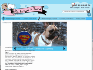 Détails : La Boutique à Pierrot, médailles gravées pour chiens et chats