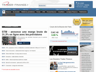 Détails : Trader Finance : le guide de la bourse et de la finance