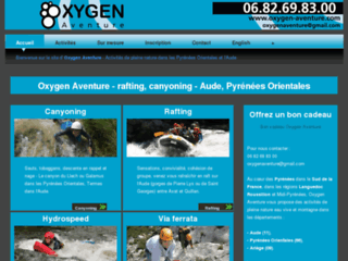 Détails : Oxygen Aventure, descentes de canoë kayak sur l'Aude