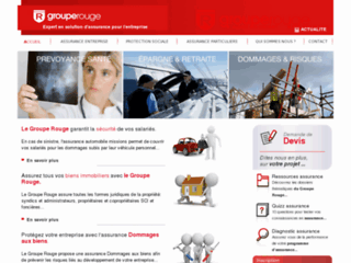 Expert Assurance entreprise , Etudes et conseils en assurances pour l'entreprise : Groupe Rouge