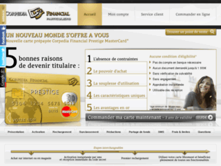 Détails : Carte bancaire prépayée rechargeable Mastercard