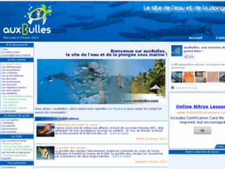 Détails : auxBulles, le site de la plongée sous marine