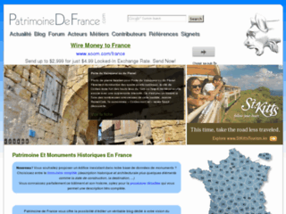 Patrimoine et monuments historiques avec Patrimoine de France