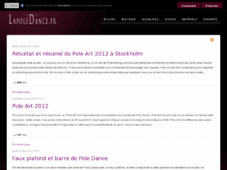 Détails : Documentation Pole dance