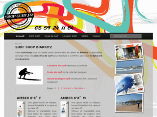 Détails : shop surf biarritz