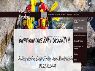 Rafting Verdon - Canoe Verdon - Rafting Verdon - Raft Session