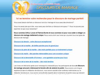 Détails : Discours Sur Le Mariage 