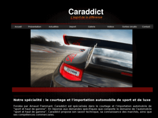 Commander une voiture de luxe avec Caraddict