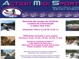 Détails : Descente de gorges de l'Ardèche en canoë