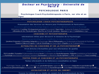Détails : Psychologue Coach Psychothérapeute