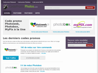 Détails : code promo photoweb