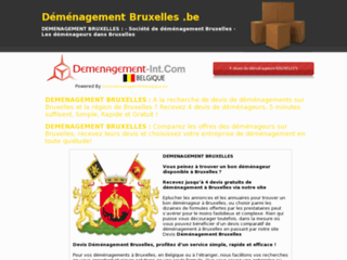 Détails : Déménagement Bruxelles