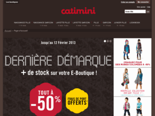 Catimini-Boutique, l'e-boutique référence du vêtement pour bébé