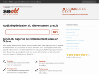 Referencement avec SEOh.ch