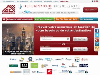 www.aoc-insurancebroker.fr - L'expert de l'assurance santé pour le voyage à l'étranger