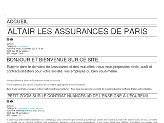 Cabinet d'assurance : assureur Paris