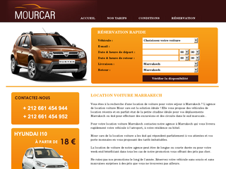 Détails : location de voiture à marrakech