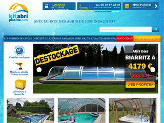 Détails : Kit abri piscine, vente en ligne d'abris de piscine en kit