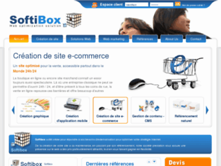 Softibox : Webagency (Création de site, relookage)