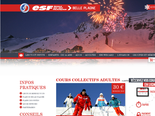 ESF Belle Plagne, le plaisir de skier