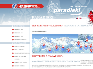 ESF Paradiski, la découverte des sports de neige