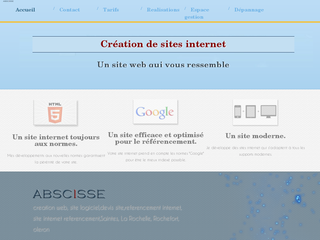 Détails : ABSCISSE-IF: création de sites internet