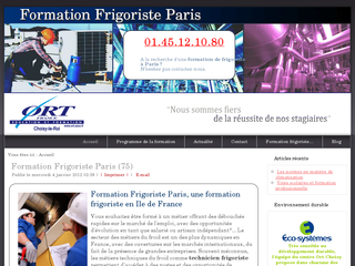 Détails : Formation Frigoriste Paris
