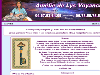 Détails : Amélie de lys voyante 