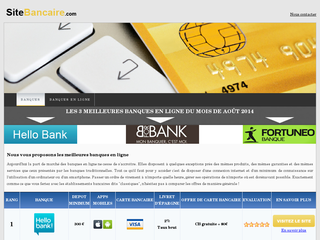 Détails : Les banques en ligne : Sitebancaire.com