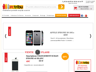 PC Tribu vente de PC portables à tous petits prix située à Toulouse
