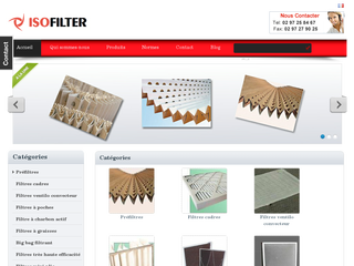 Détails : Isofilter fabricant de filtres et pré-filtres pour le traitement d'air