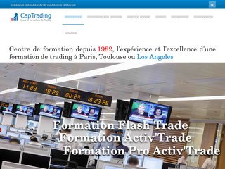 Détails : Cap Trading, devenir trader sur Paris 