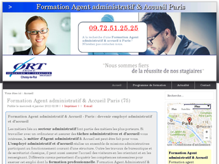 Détails : Formation agent administratif & d'accueil