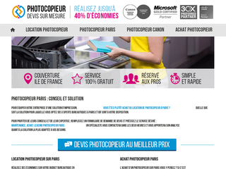 Détails : Location photocopieur Paris: copieur Canon pas cher