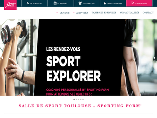 Détails : Salle de sport Toulouse - Sporting Form
