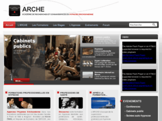 Hypnose et Hypnose Ericksonienne : ARCHE Académie dhypnose. Formations, stages, conférences...