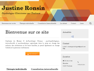 Justine Ronsin Psychologue Clinicienne Interculturelle