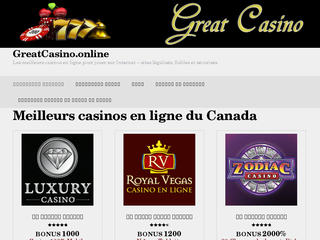 Casinos en ligne du Canada