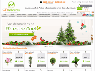 Détails : vente de plantes et fleurs artificielles en ligne