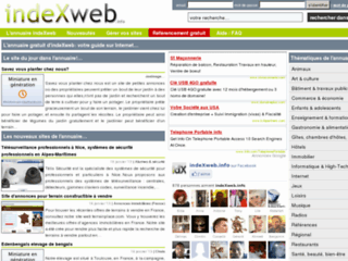 Annuaire généraliste indeXweb.info