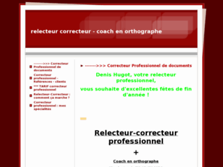 Détails : relecteur correcteur / coach en orthographe