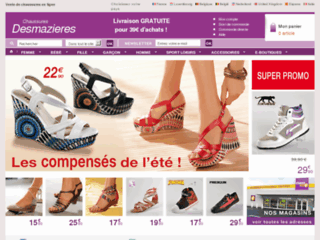 Achat chaussures en ligne
