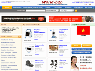 Détails : Plate-forme b2b francophone de l'import-export
